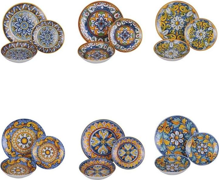 Villa D'Este Home Tivoli La Tradizione Tafelservice aus Porzellan, 18tg (6 Piece)