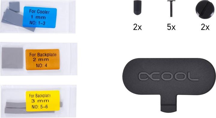 Produktbild Alphacool Eisblock Aurora GPX-N Acryl Active Backplate 3090 Founders Edition