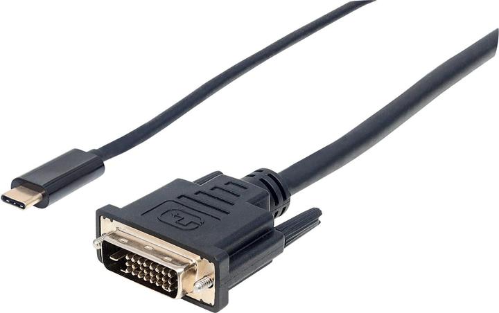 Produktbild Manhattan USB-C to DVI Adapter Cable (2 m, USB Typ C)