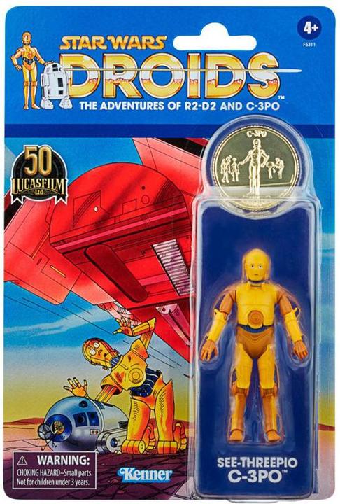 Actual product image Hasbro Star Wars: Droids Vintage Collection Action Figure 2021 Sea-Threepio (C-3PO)