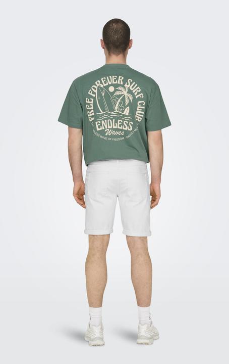 Produktbild Only & Sons Onsply White 9297 Azg Dnm Shorts Noos (XXL)