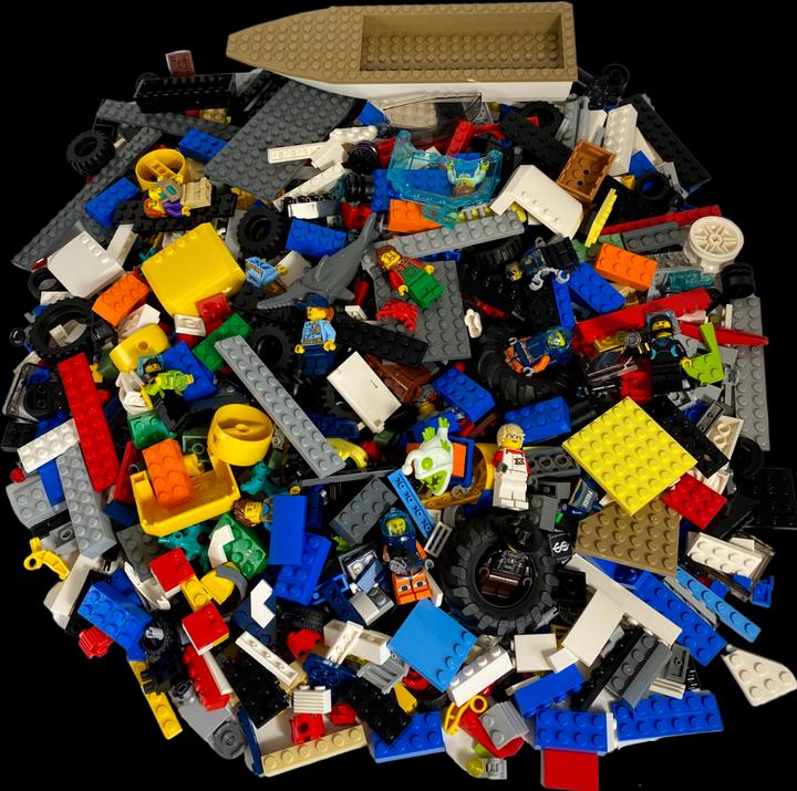 LEGO City Original Mix - Gemischte Steine - Fabrikneu Menge 500 Stueck (LEGO Zubehör)