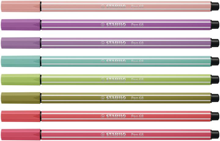 Actual product image STABILO Pen 68 (8 colours, 8 x)
