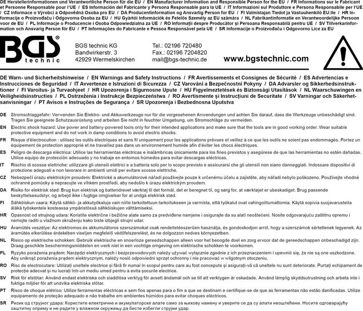 Immagine prodotto BGS Caricatore rapido per avvitatore ad impulsi a batteria 9919 (18 V)