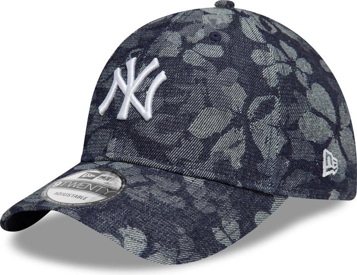 New Era 9Twenty Damen Cap - Floral Denim New York Yankees