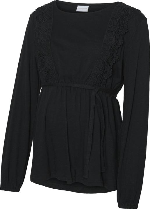 Mamalicious Normal geschnitten Rundhals Top Bluse (S)