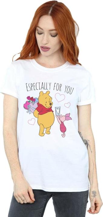 Immagine prodotto Disney Winnie The Pooh Piglet Valentines Gift Maglietta Ampia Donna (S)