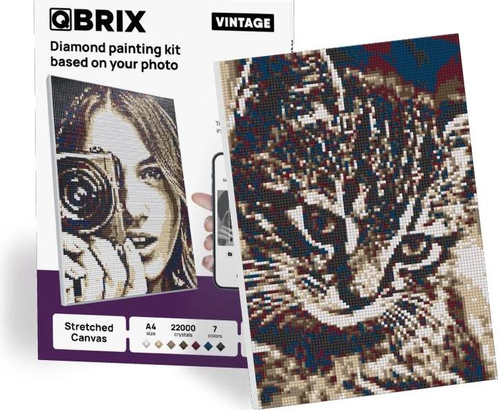 Immagine prodotto QBrix Foto Mosaik Set - Diamond Painting - Vintage