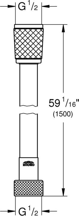Produktbild Grohe Rotaflex (150 cm)