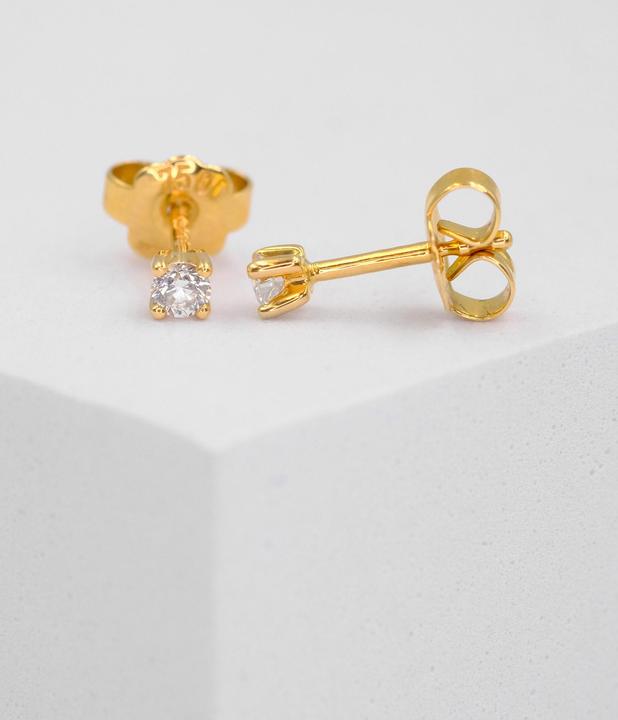 Produktbild Muau Ohrstecker (750/18 K Gelbgold)