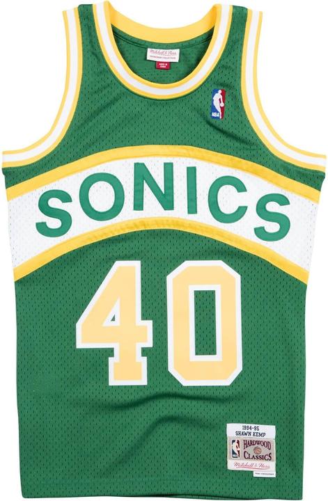 Produktbild Mitchell & Ness Swingman Jersey Seattle Supersonics 199495 Shawn Kemp (M)