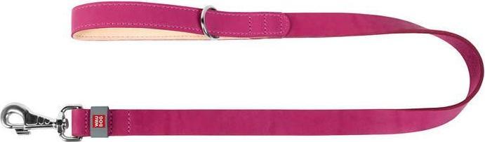 Produktbild Waudog natural leather dog leash 20 mm wide, 122 cm long pink (Hund, Hundesport)