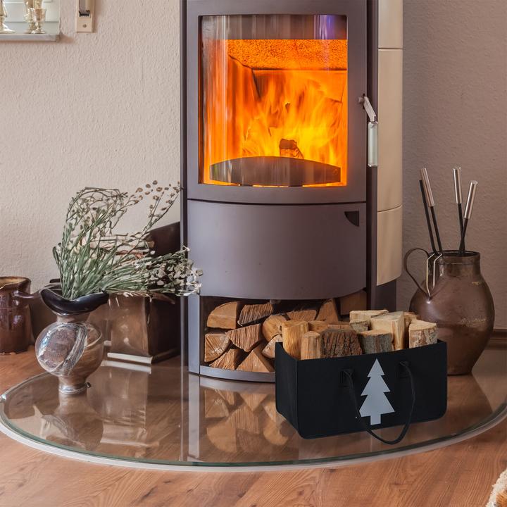 Image du produit Relaxdays Sac à bois de cheminée (50 x 25 x 25 cm)