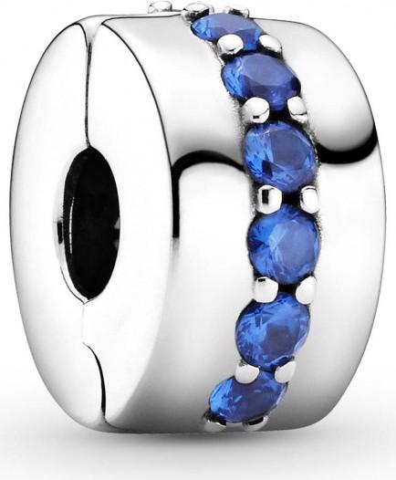 Pandora Blau leuchtender Pfad Clip Charms/Beads (Sterling Silber 925)