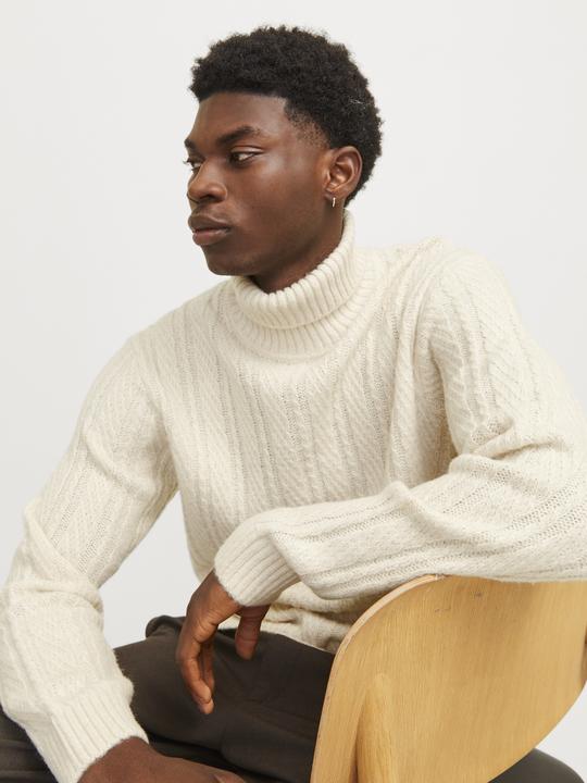 Actual product image Jack & Jones Jprblatrent Knit Cable Roll Neck Bf Ln (XXL)