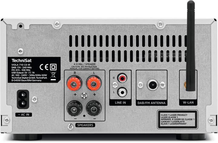 Produktbild TechniSat Viola 710 CD IR (Bluetooth, 2x 20 W)