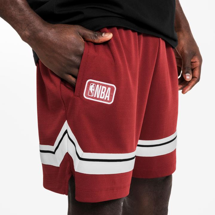Immagine prodotto Tarmak Men's/Women's Basketball Shorts SH 900 AD NBA - Red Burgundy (XXL)