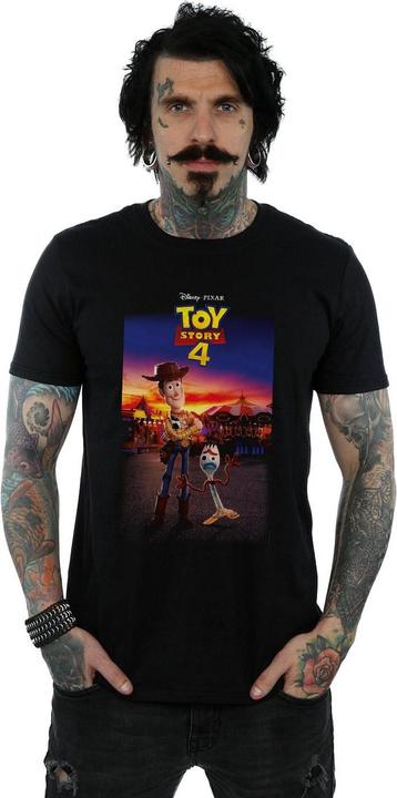 Immagine prodotto Disney Toy Story 4 Woody And Forky Poster Maglietta Uomo (4XL)