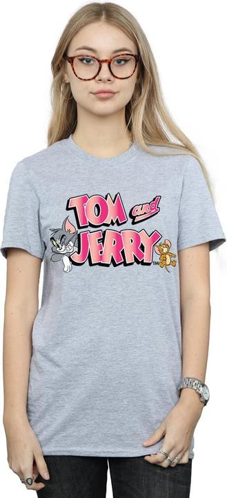 Immagine prodotto Tom & Jerry Gradient Logo Maglietta Ampia Donna (S)