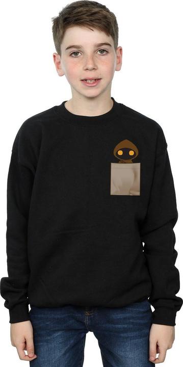 Actual product image Star Wars Boys Jawa Pocket Print Boyfriend Fit Sweatshirt (116)