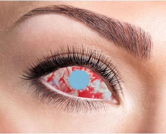 Immagine prodotto Zoelibat Sclera - Cieco - Spargimento di Sangue - Halloween FX (Blu/rosso)