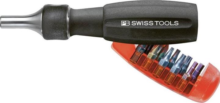 Produktbild PB Swiss Tools Insider 3 (SL 3 / SL 4 / PH 2 / PZ 2 / TX 10 / TX 15 / TX 20 / TX 25 / HEX 3 / HEX 4)