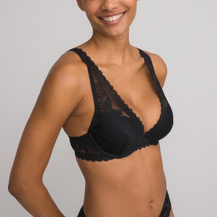 Image du produit La Redoute Collections Soutien-gorge en dentelle foulard en matière recyclée (80 A)