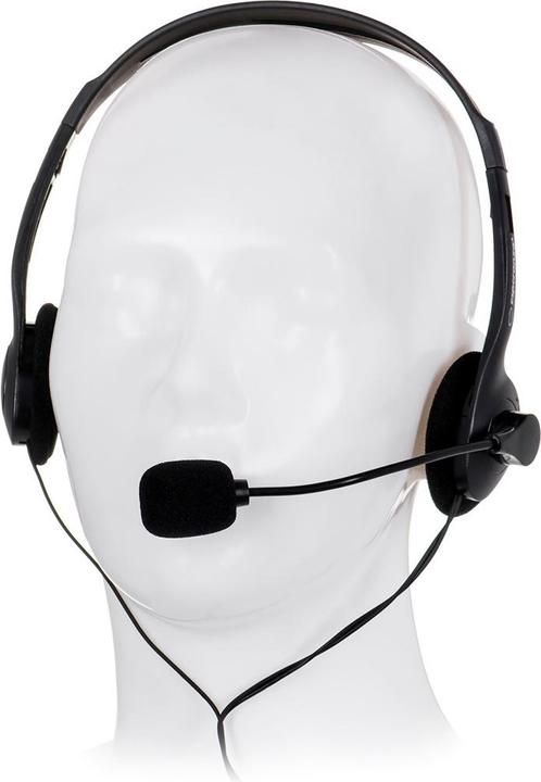 Actual product image Esperanza EH102 Headphones & Headset Wired Headband Call/Music Black (Cable)
