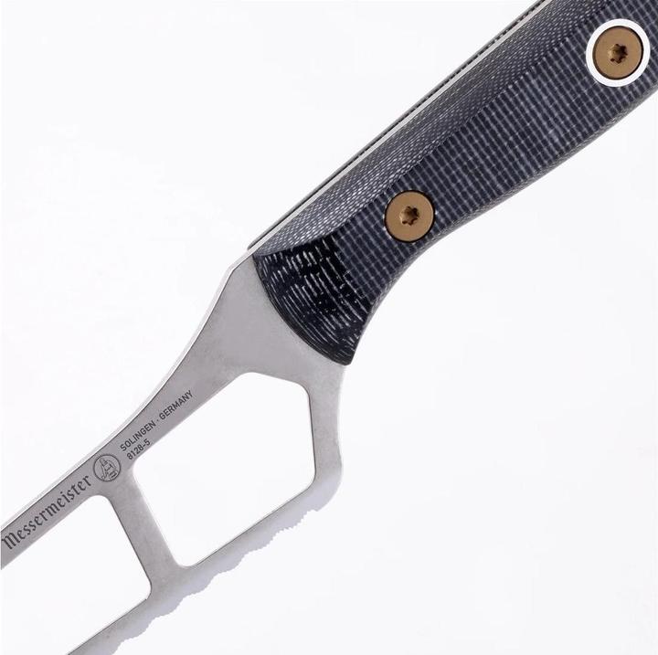 Produktbild Messermeister Käsemesser Custom 13 cm, Schwarz/Silber (13 cm)