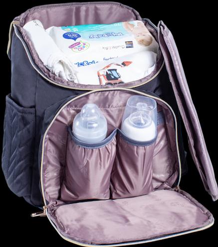 Image du produit Elephbo Sac à dos à langer Fuerli Noir Or