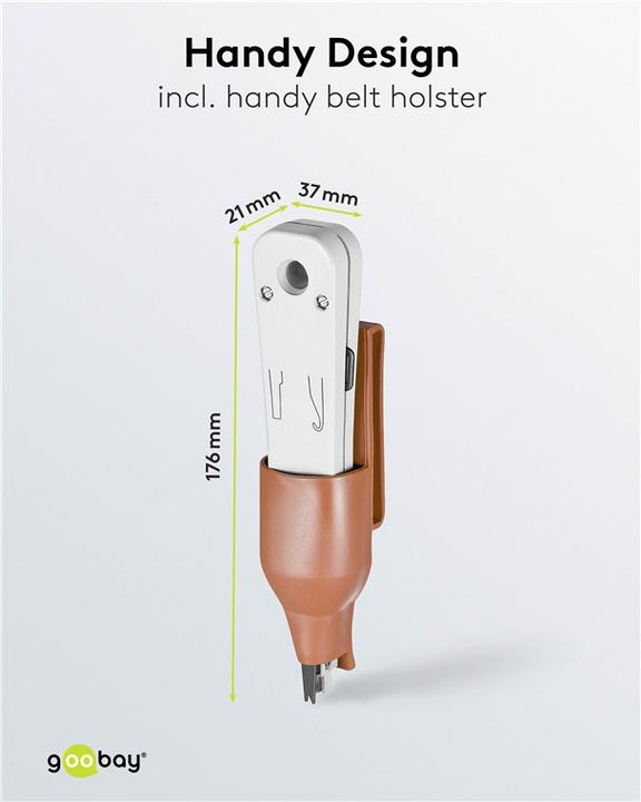 Actual product image Goobay Tool LSA Plus application tool with holster (37 mm)