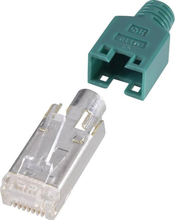 Actual product image Hirose Electronic RJ45 connector, shielded CAT5e HRS8GN10 plug, straight