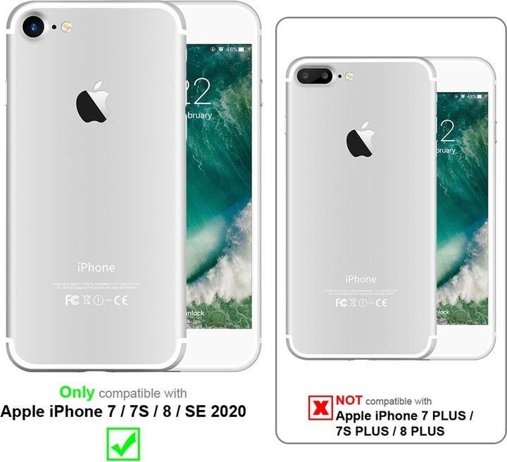 Productafbeelding Cadorabo TPU 360 graden hoesje (Apple iPhone 7, Apple iPhone SE (2e generatie))