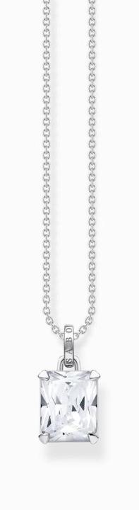 Produktbild Thomas Sabo Kette weisser Stein (925er Silber, 40 - 45 cm)