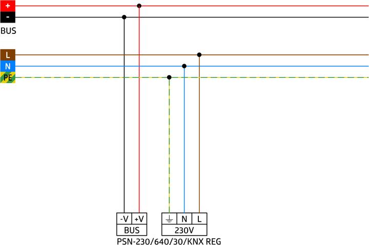 Produktbild BEG PSN-230/640/30/KNX REG Netzteil