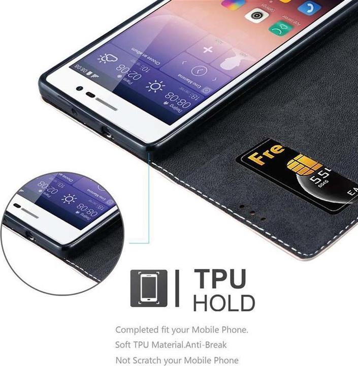 Produktbild Cadorabo Book X-Wallet Cover (Huawei Ascend P7)