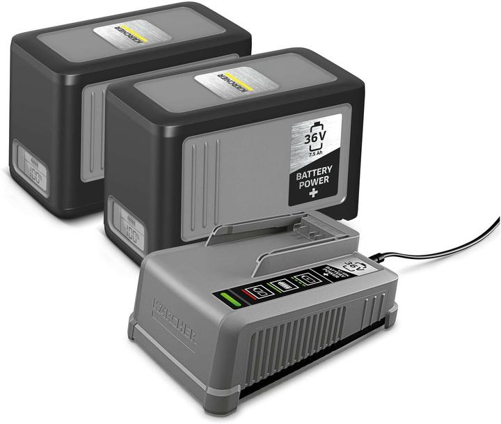 Kärcher Lithium-ion rechargeable battery starter set, with 2 x 36 V / 7.5 h (36 V)