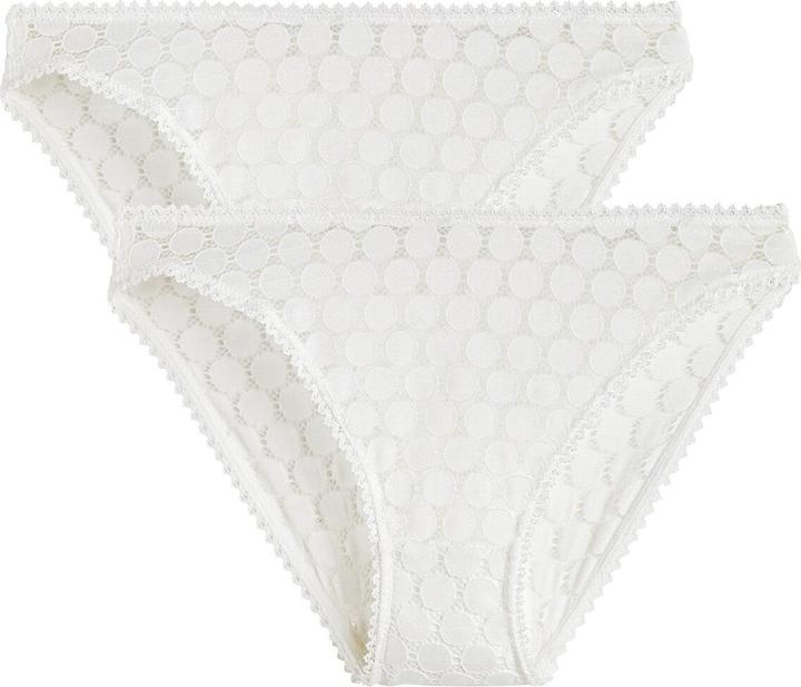 La Redoute Collections 2er-Pack Spitzenslips Meylo
