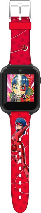 Immagine prodotto Accutime Orologio intelligente per bambini Miraculous (rosso): Fotocamera selfie, foto e video, cronometro (40 mm)