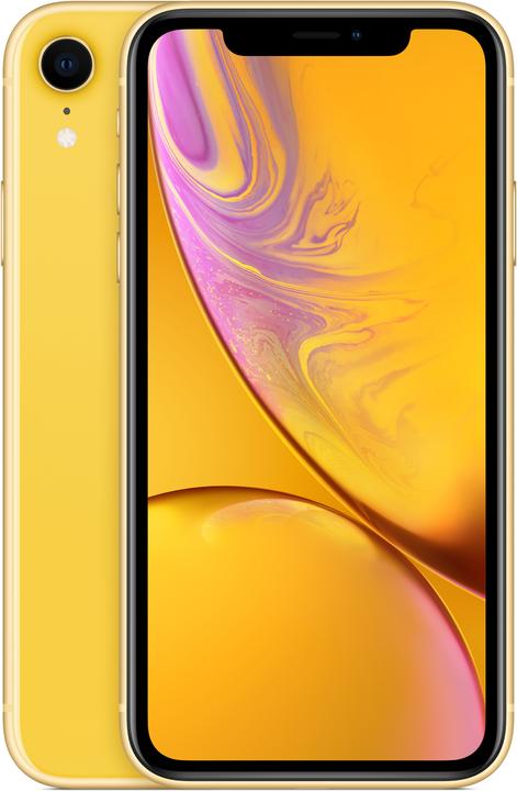 Actual product image Apple iPhone XR (64 GB, Yellow, 6.10", SIM + eSIM, 12 Mpx, 4G)