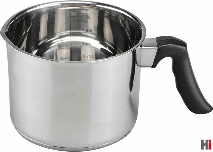 Immagine prodotto HI Pentola per latte in acciaio inox con manico SYLT Ø14cm 1,5L (Tegame, Acciaio inossidabile)