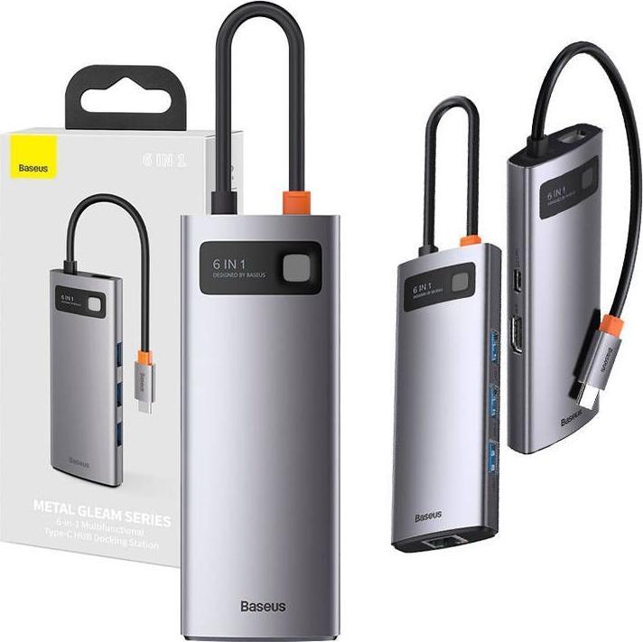 Produktbild Baseus Metal Gleam (USB-C, 6 Ports)