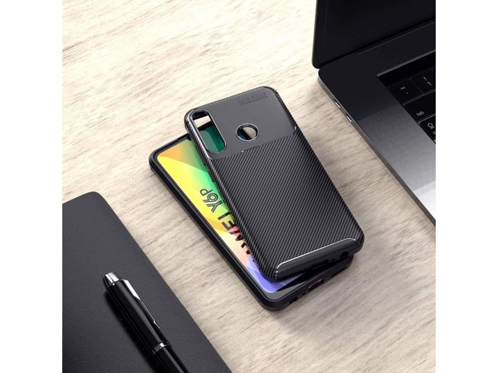 Produktbild Screenguard Huawei Y6p Hülle Carbon Design TPU Case (Huawei Y6p)