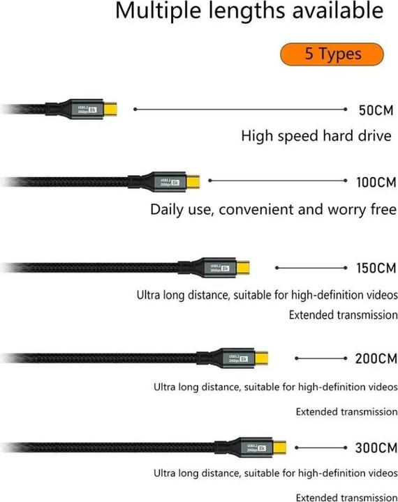 Produktbild PowerGuard USB C — USB C (1.50 m, USB 3.2 Gen 2x2)