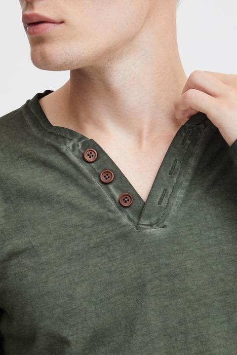 Image du produit Solid Tinox -T-shirt à manches longues Avec Encolure En V - Pour Homme 100% Coton (L)