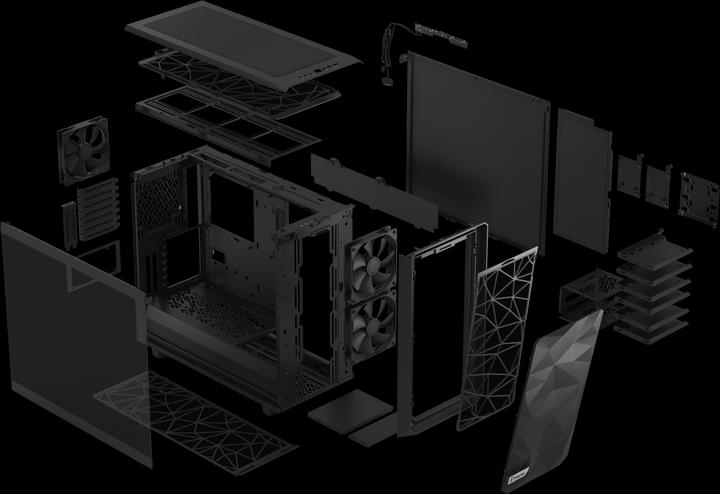 Productafbeelding Fractal Meshify 2 Zwart TG Licht (ATX)