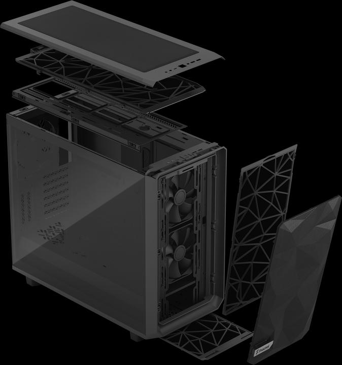 Actual product image Fractal Meshify 2 Light (ATX, mATX, E-ATX, Mini-ATX)