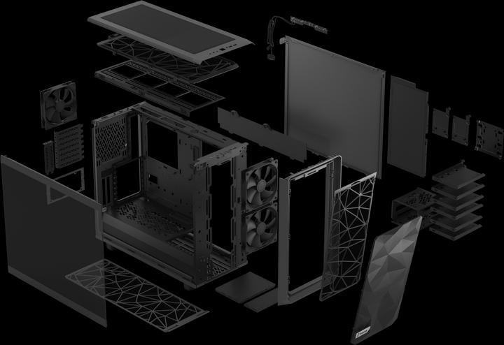 Actual product image Fractal Meshify 2 Light (ATX, mATX, E-ATX, Mini-ATX)