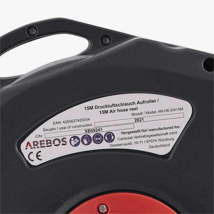 Produktbild Arebos Druckluftschlauch Aufroller (10 m)