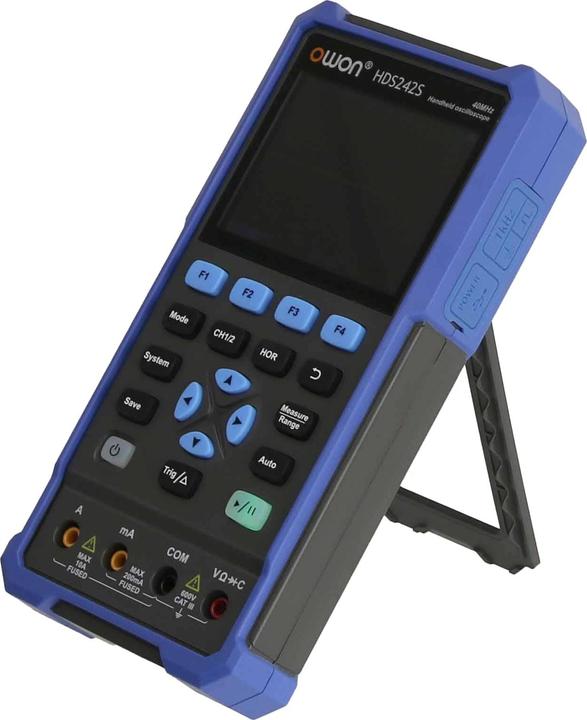 Actual product image Owon LCD oscilloscope with multimeter and function generator, HDS242S, 2-channel, 40 MHz